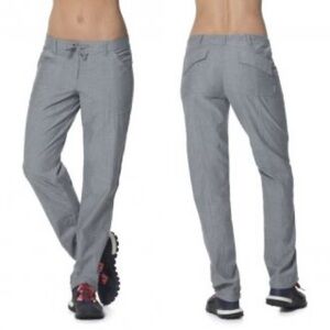Icebreaker Merino Women’s Wool Blend Shasta Pants Outdoor Climbing in Gray 30